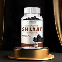 Shilajit Supplements - Enhance Nutrient Absorption and Promote Detoxification, Relieve Stress - 120 Capsules