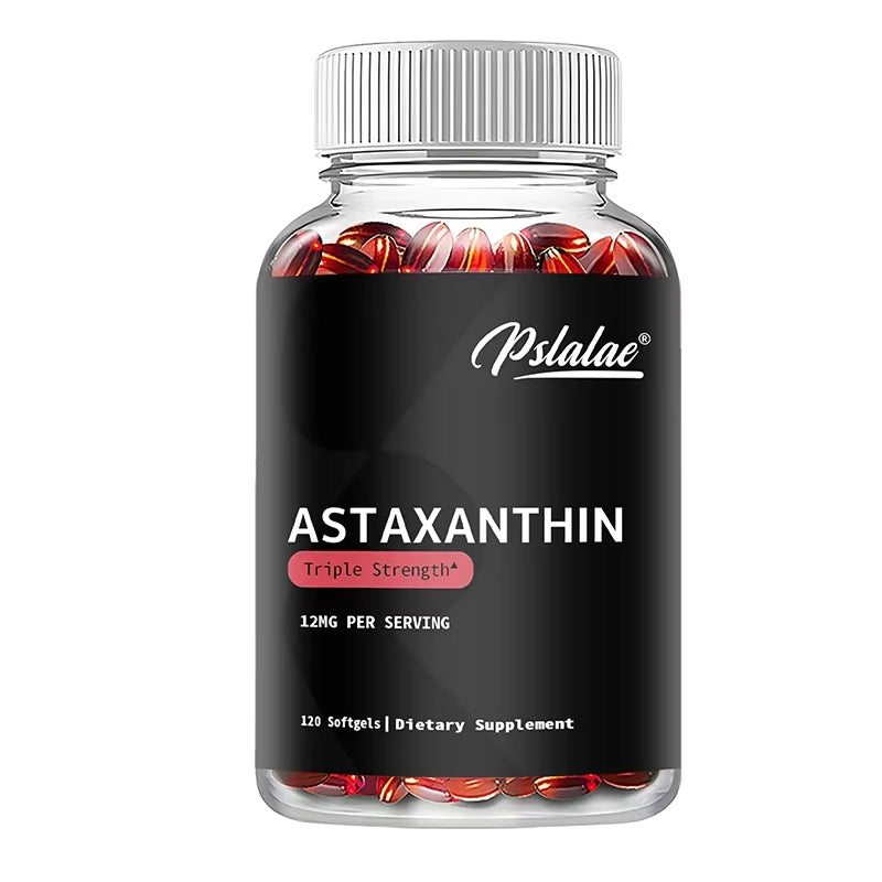 Astaxanthin - Promotes Eye, Joint, Skin and Heart Health, Improves Concentration and Memory,Antioxidant - 120 Capsules