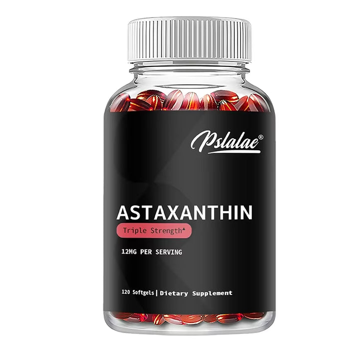 Astaxanthin - Promotes Eye, Joint, Skin and Heart Health, Improves Concentration and Memory,Antioxidant - 120 Capsules