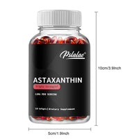 Astaxanthin - Promotes Eye, Joint, Skin and Heart Health, Improves Concentration and Memory,Antioxidant - 120 Capsules